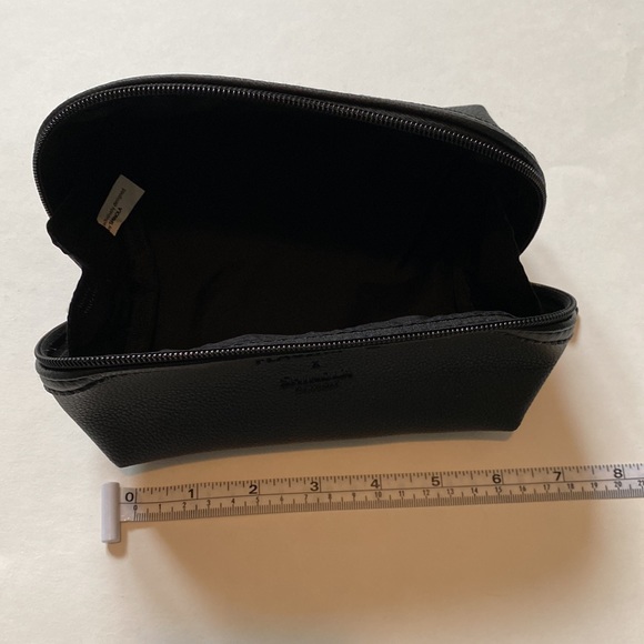 Shinola Black Leather Cosmetic Bag - Picture 9 of 10